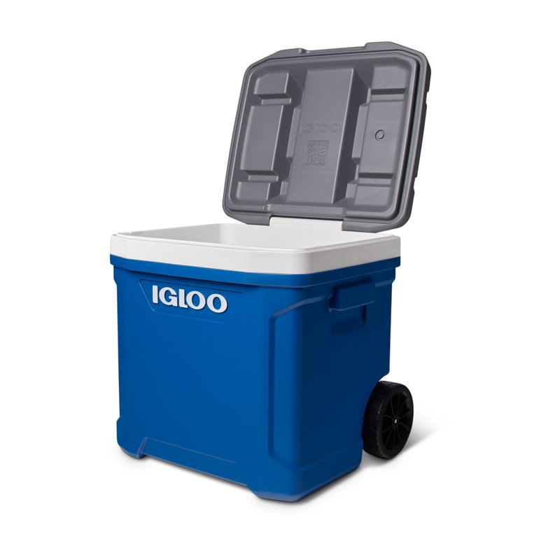 Igloo Kühlbox Eisbox mit Rollen Lattitude 60 roller blau, 139,90 €
