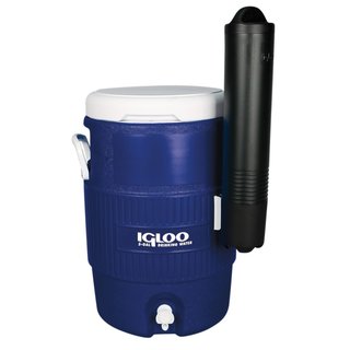 Igloo Kühler Kühlbehälter SEAT TOP 5 Gallon 19 liter blau mit Becherhalter